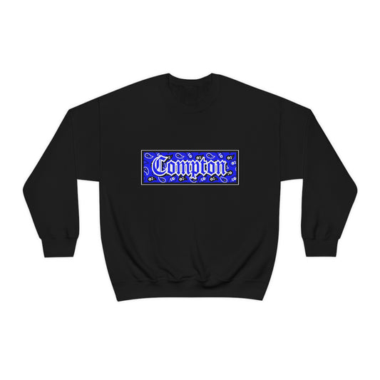 Compton Blue Bandana Heavy Blend Crewneck Sweatshirt