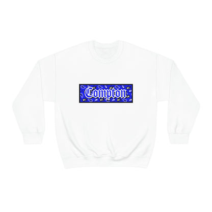 Compton Blue Bandana Heavy Blend Crewneck Sweatshirt