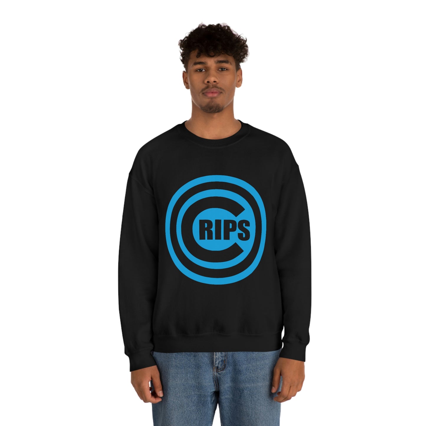 Crips Logo Blue Crip Gang Shirt Heavy Blend Crewneck Sweatshirt