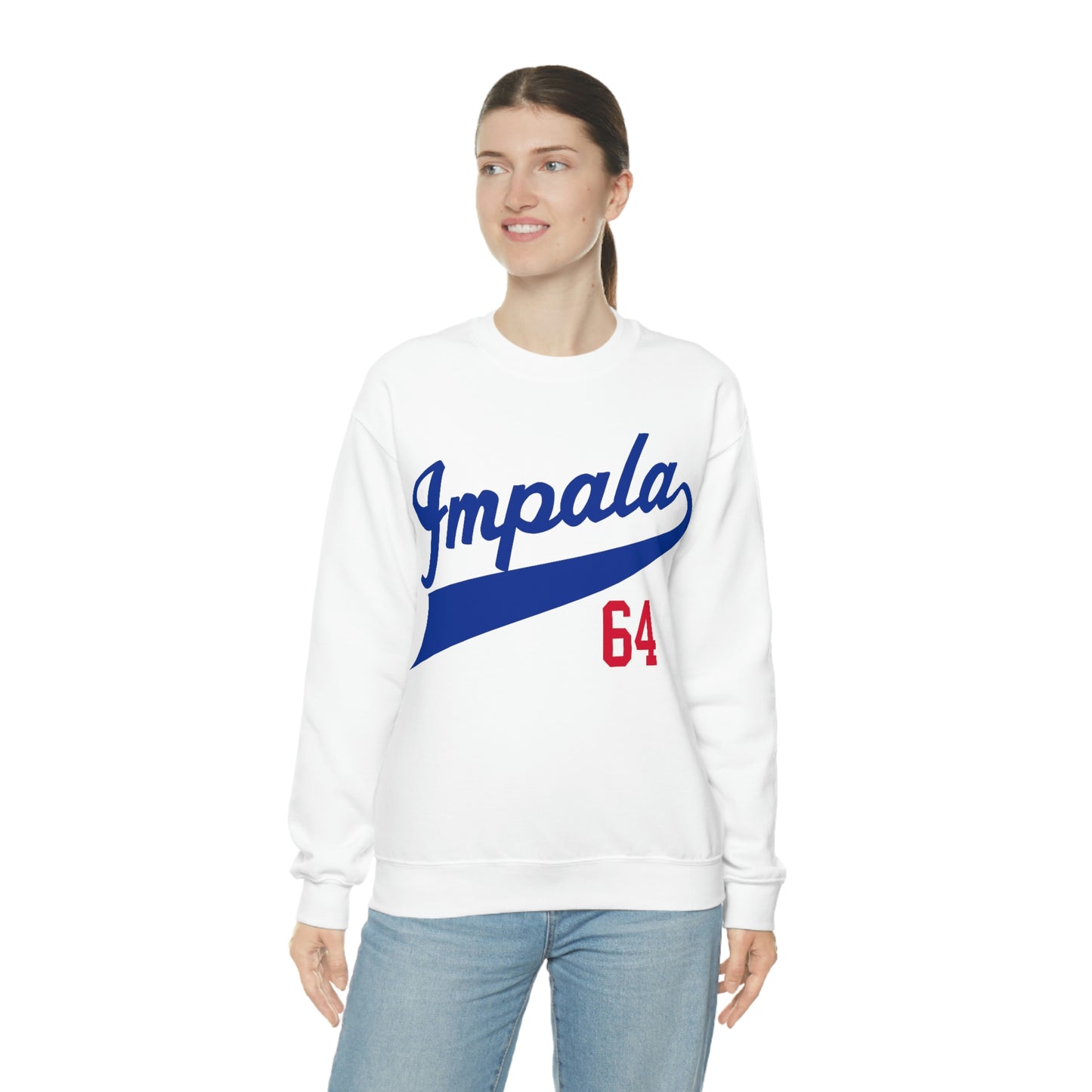 1964 Chevy Impala Heavy Blend Crewneck Sweatshirt