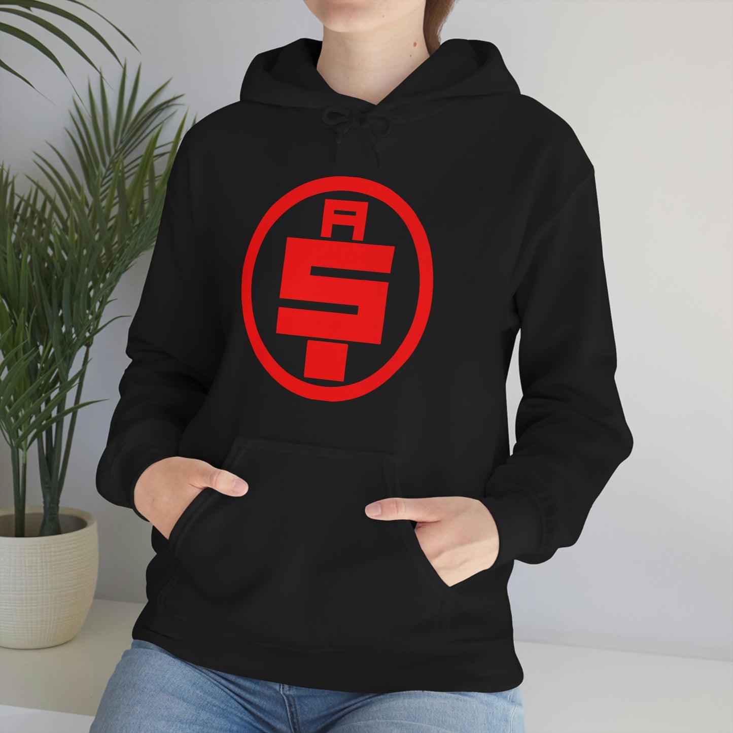 All Money In Sweatshirt Red Graphic Heavy Blend™ Hooded Sweatshirt