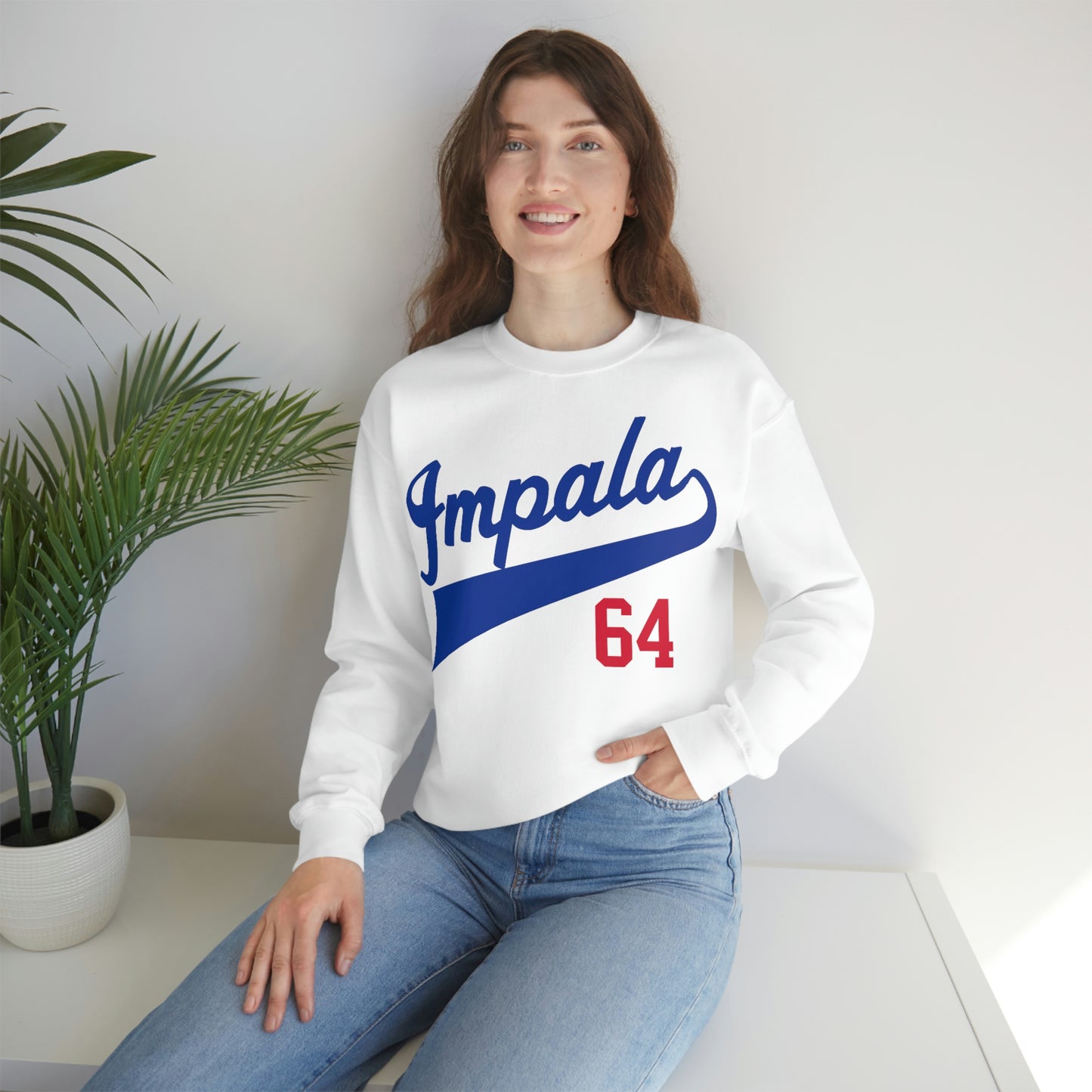 1964 Chevy Impala Heavy Blend Crewneck Sweatshirt