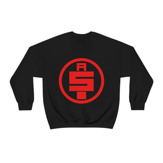 All Money In Sweatshirt Red Graphic Heavy Blend™ Crewneck Sweatshirt