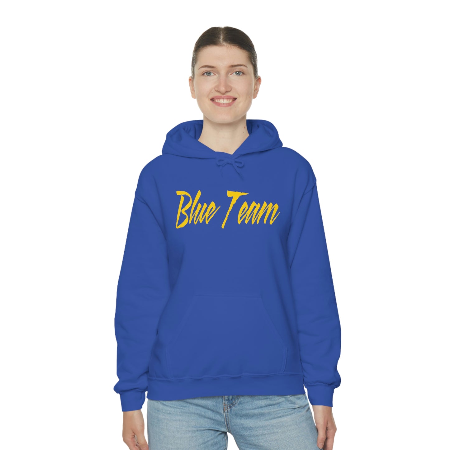 Blue Team Heavy Blend™ Hooded Sweatshirt