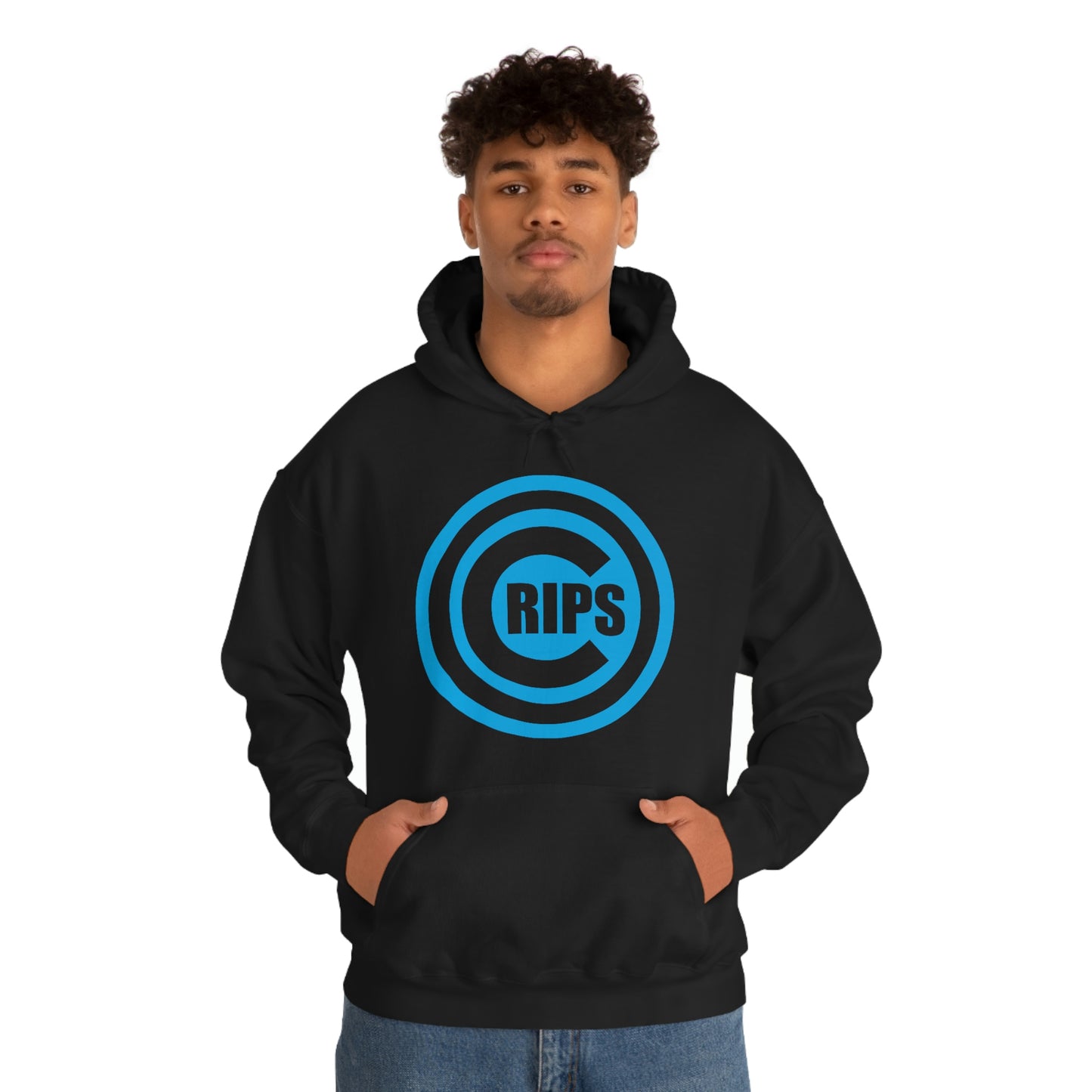 Crips Logo Blue Crip Gang Shirt Heavy Blend Hooded Sweatshirt