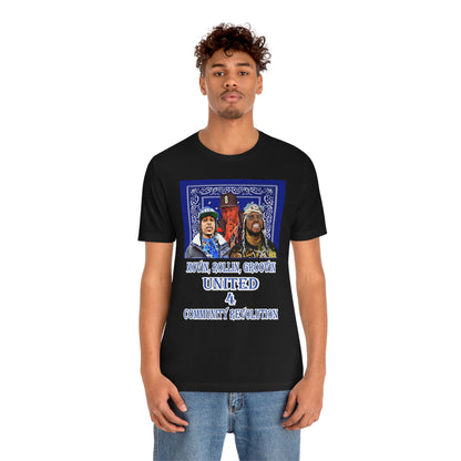 Movin, Rollin, Groovin Crip Unity Through Hip Hop Short Sleeve Tee