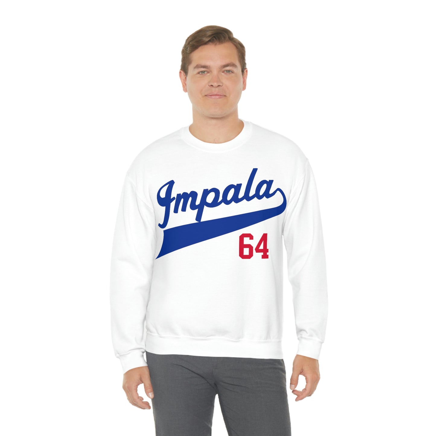 1964 Chevy Impala Heavy Blend Crewneck Sweatshirt