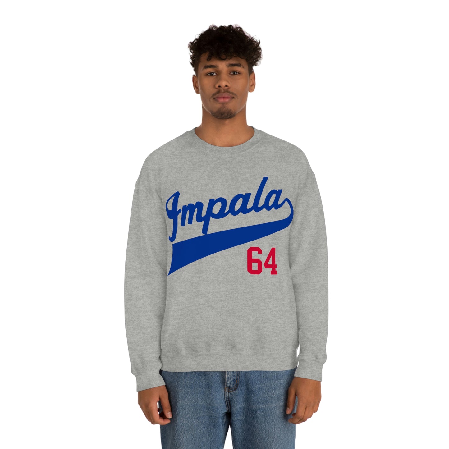 1964 Chevy Impala Heavy Blend Crewneck Sweatshirt