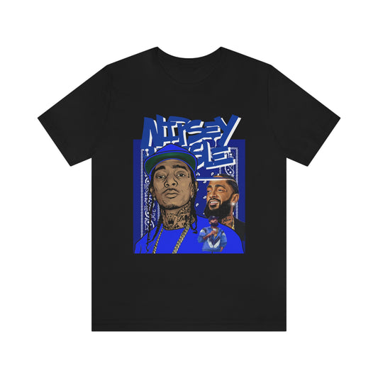 Nipsey Hussle Bandana Collage Short Sleeve Tee