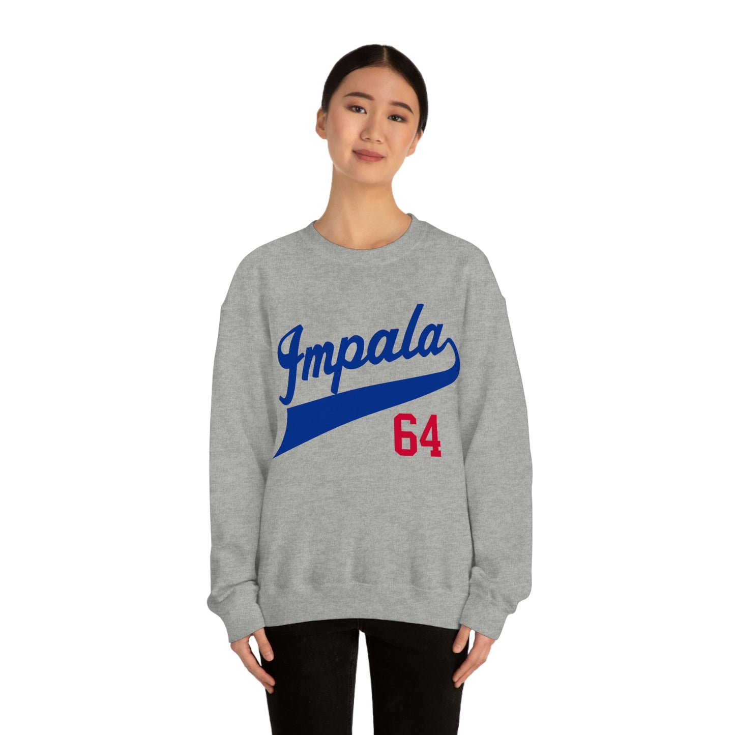 1964 Chevy Impala Heavy Blend Crewneck Sweatshirt