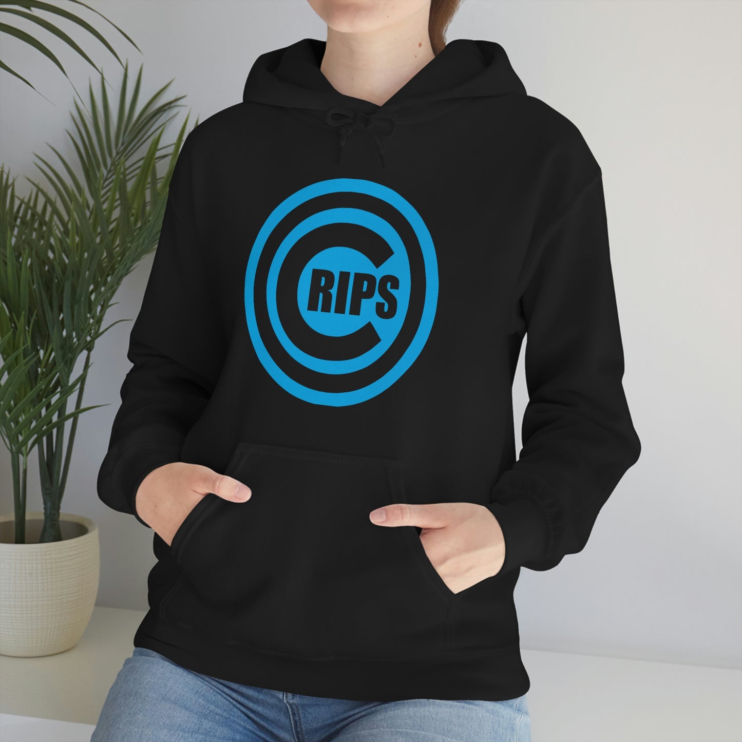 Crips Logo Blue Crip Gang Shirt Heavy Blend Hooded Sweatshirt