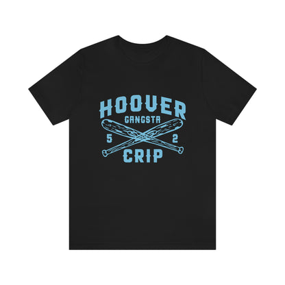 5 Deuce Hoover Gangsta Crip Blue Graphic Short Sleeve Tee