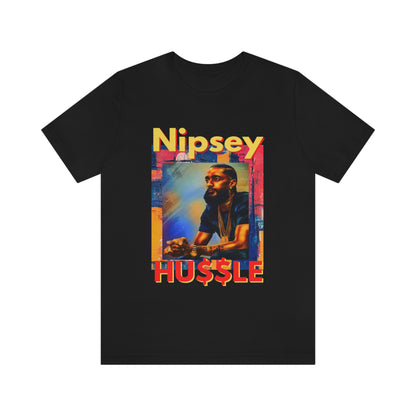 Nipsey Hussle Watercolor Graphic T Shirt Short Sleeve Tee