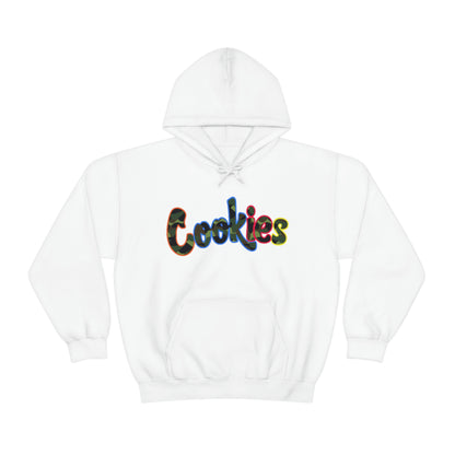 Cookies Camo Pattern Hoodie Heavy Blend Hooded Sweatshirt