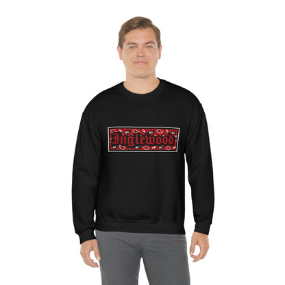 Inglewood Red Bandana Heavy Blend Crewneck Sweatshirt