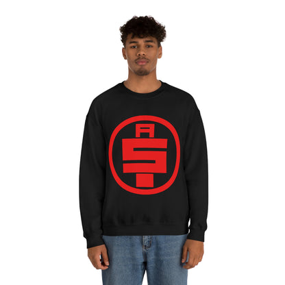 All Money In Sweatshirt Red Graphic Heavy Blend™ Crewneck Sweatshirt