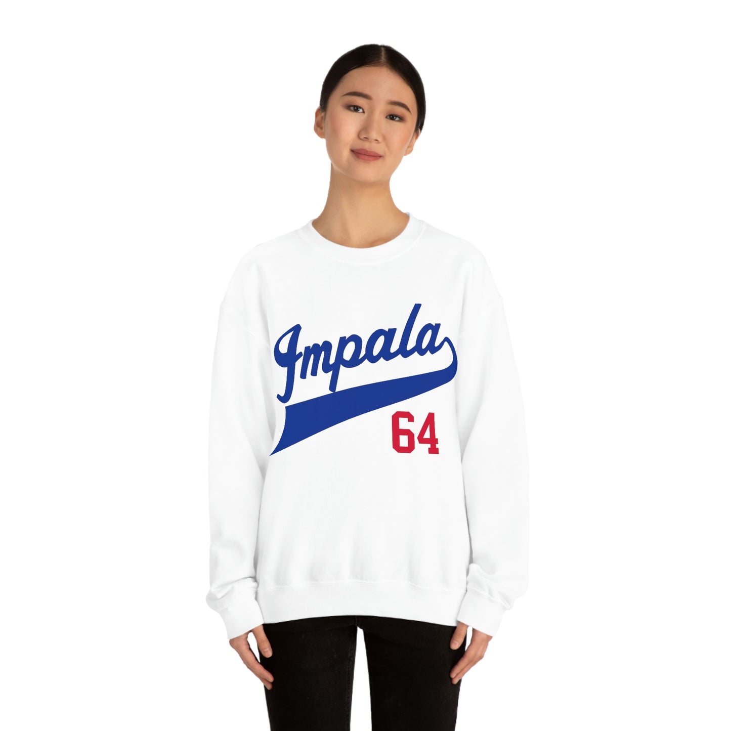 1964 Chevy Impala Heavy Blend Crewneck Sweatshirt