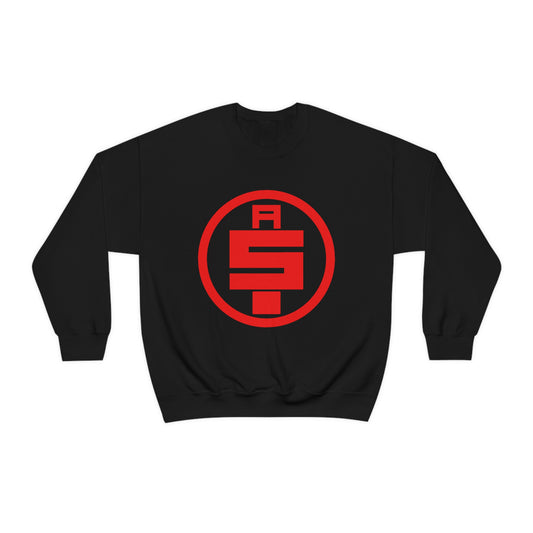 All Money In Black/Red White/Red Heavy Blend™ Crewneck Sweatshirt