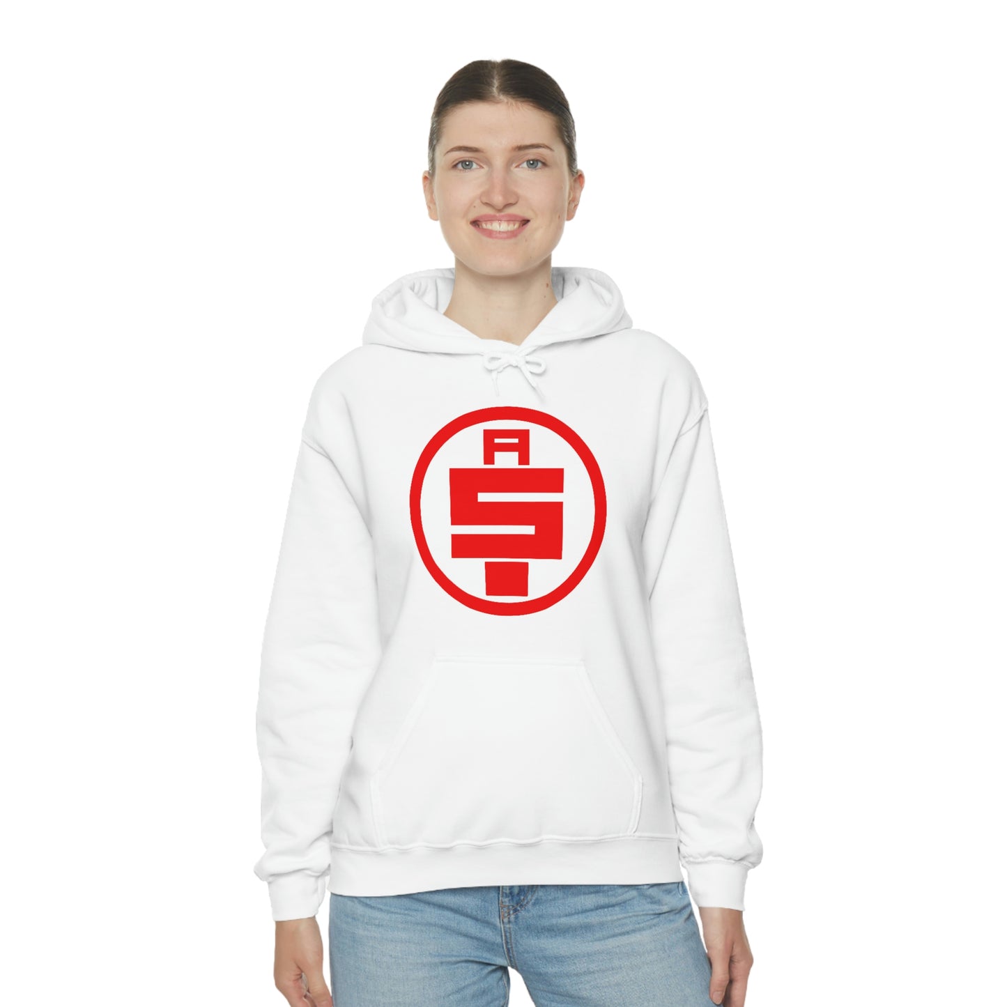 All Money In Sweatshirt Red Graphic Heavy Blend™ Hooded Sweatshirt