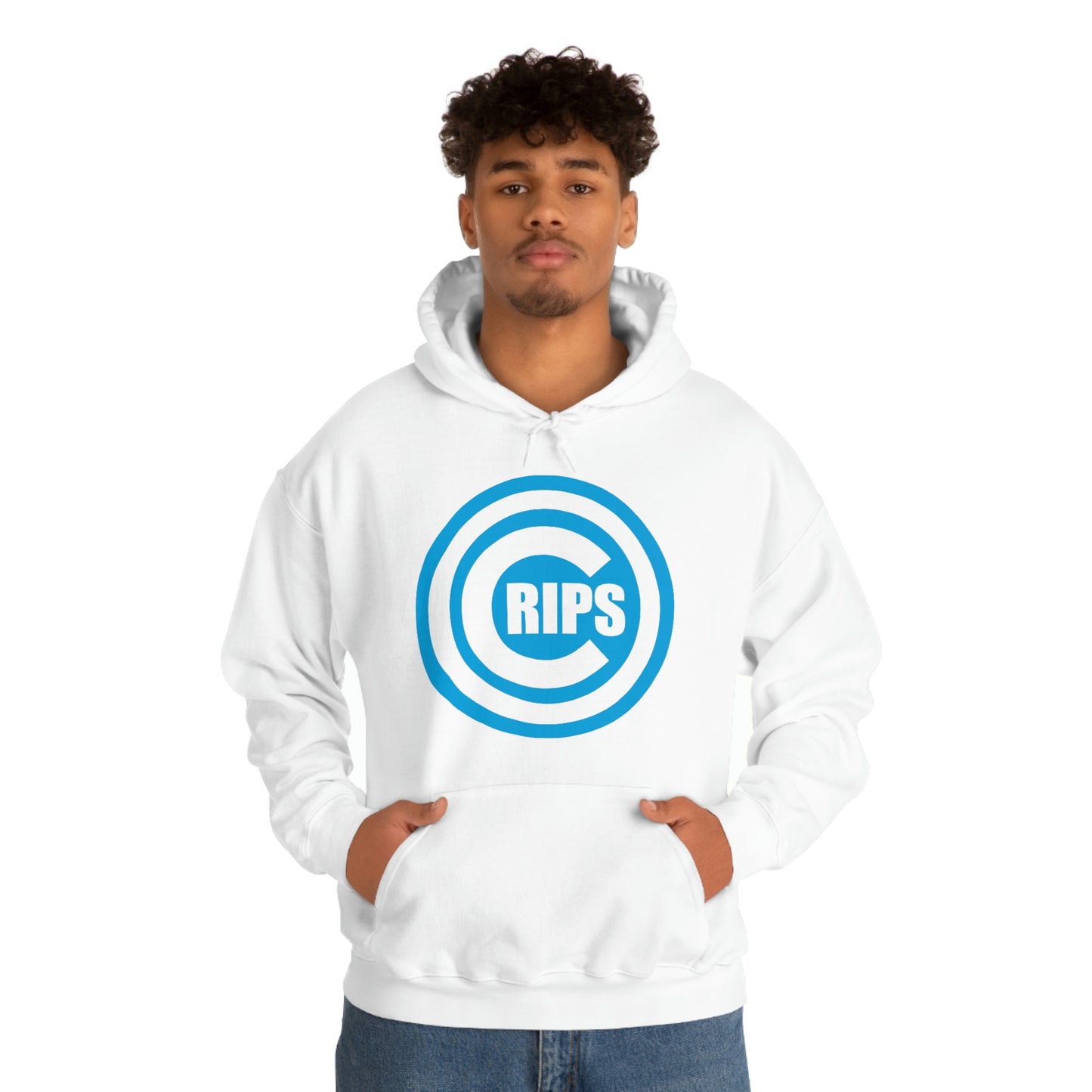 Crips Logo Blue Crip Gang Shirt Heavy Blend Hooded Sweatshirt