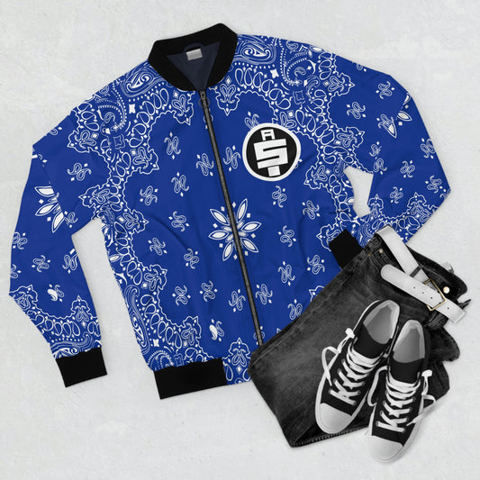 All Money In Crenshaw Nipsey Hussle Marathon Victory Lap Bandana Bomber Style Jacket