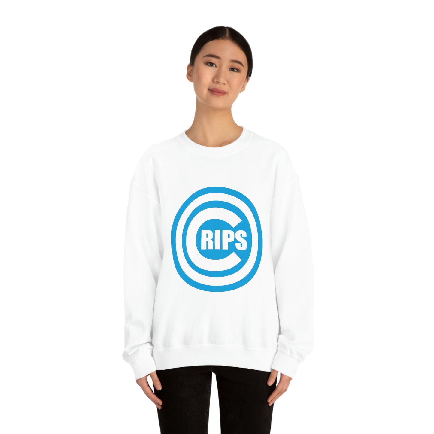 Crips Logo Blue Crip Gang Shirt Heavy Blend Crewneck Sweatshirt