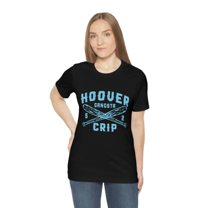 5 Deuce Hoover Gangsta Crip Blue Graphic Short Sleeve Tee