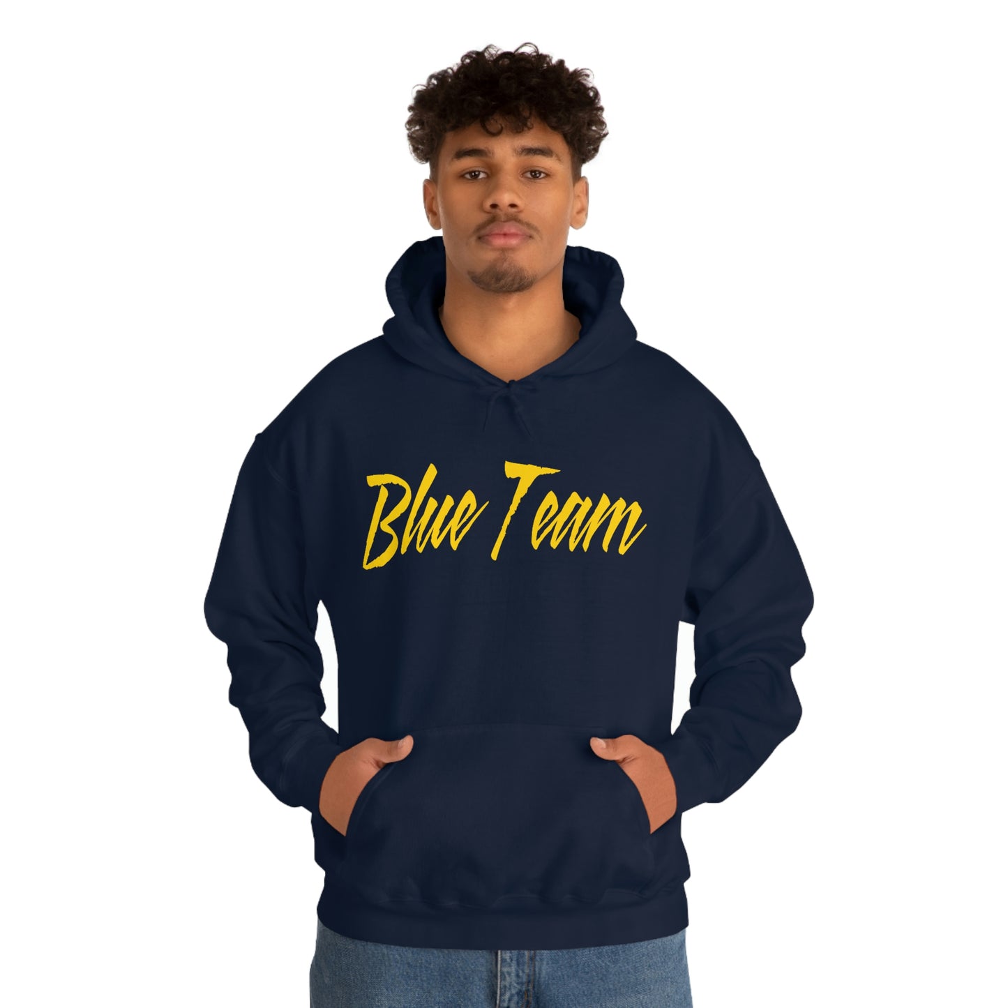 Blue Team Heavy Blend™ Hooded Sweatshirt