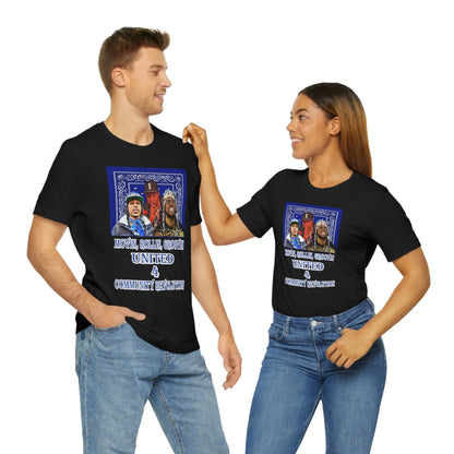 Movin, Rollin, Groovin Crip Unity Through Hip Hop Short Sleeve Tee