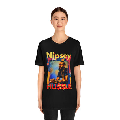 Nipsey Hussle Watercolor Graphic T Shirt Short Sleeve Tee