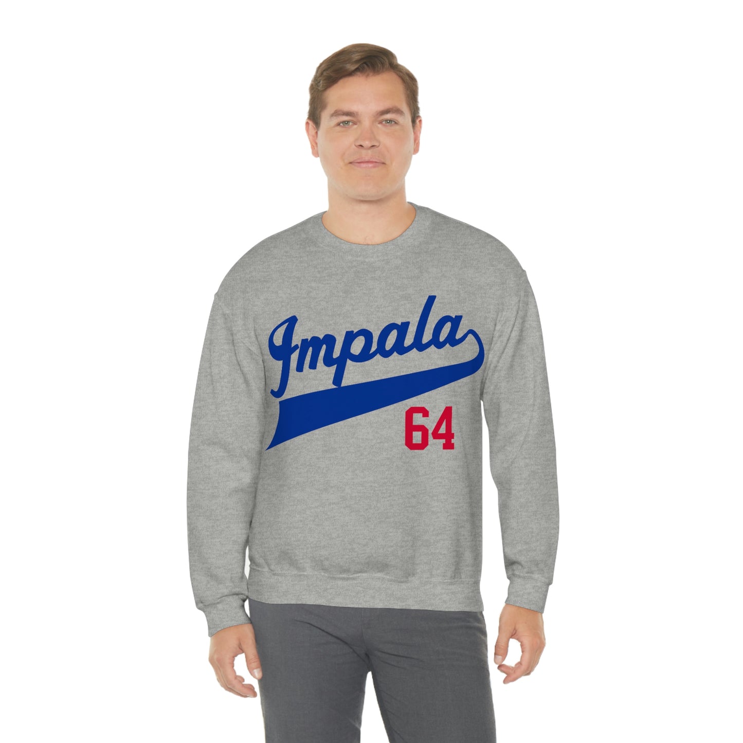 1964 Chevy Impala Heavy Blend Crewneck Sweatshirt