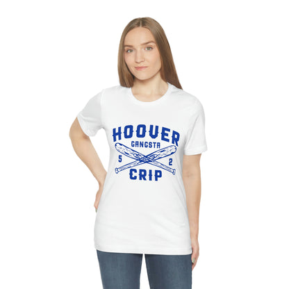 5 Deuce Hoover Gangsta Crip Blue Graphic Short Sleeve Tee