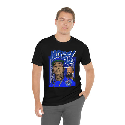 Nipsey Hussle Bandana Collage Short Sleeve Tee