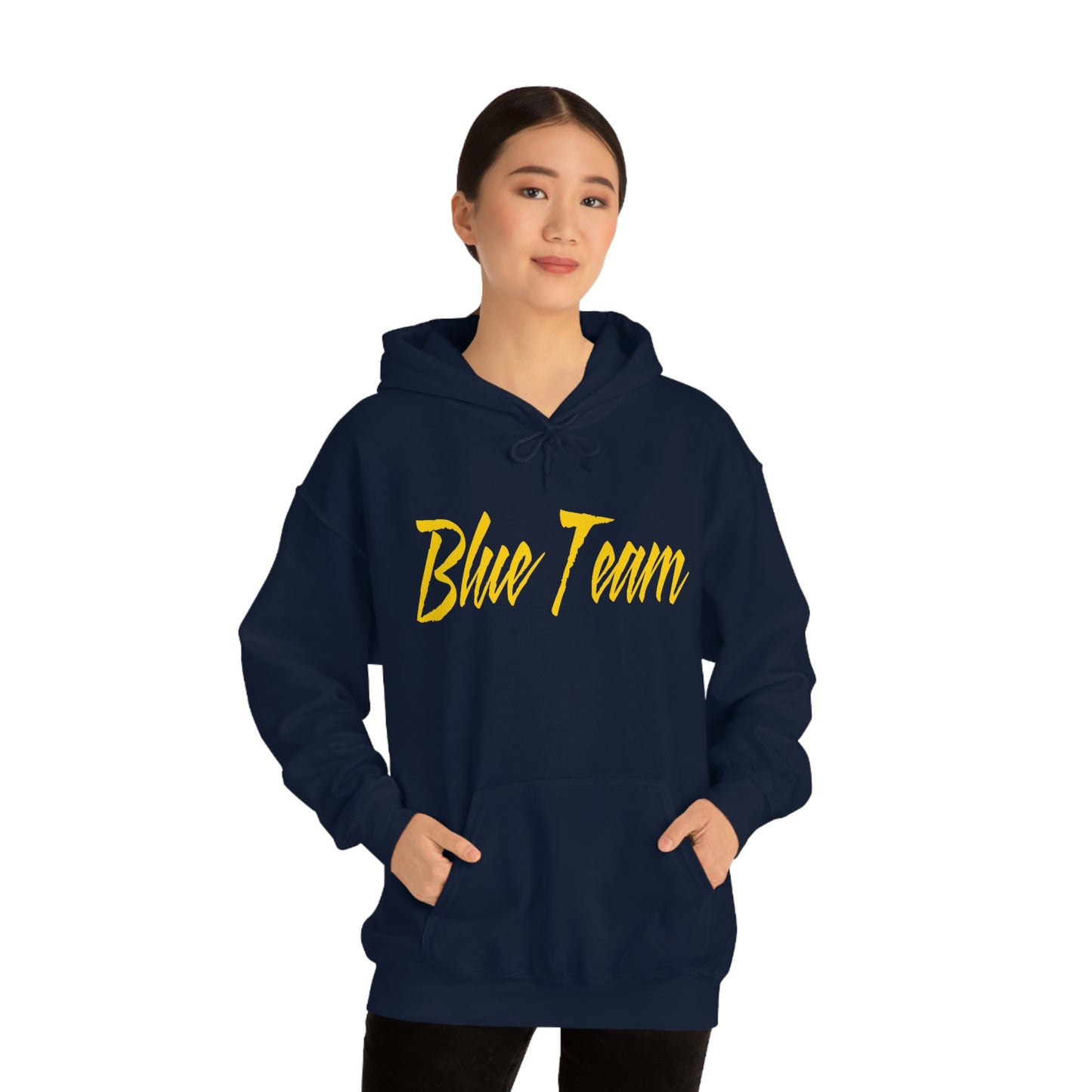 Blue Team Heavy Blend™ Hooded Sweatshirt