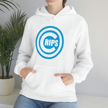 Crips Logo Blue Crip Gang Shirt Heavy Blend Hooded Sweatshirt