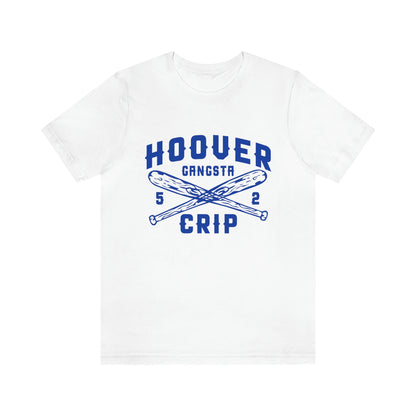 5 Deuce Hoover Gangsta Crip Blue Graphic Short Sleeve Tee